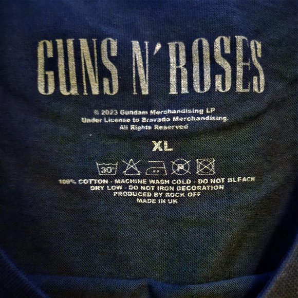 Guns N Roses Use Your Illusion metal rock Official T-Shirt XL NWT made in UK - Picture 3 of 4